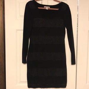 Banana Republic Size M Black Sweater Dress